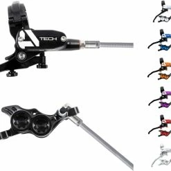 HOPE Tech 4 E4 Stahlflex Scheibenbremse - Hebel Rechts