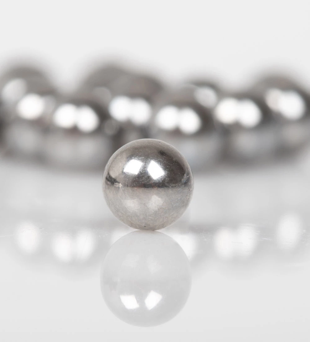 Shimano Edelstahl Kugeln 1/4" (18 Stück) – Bild 2