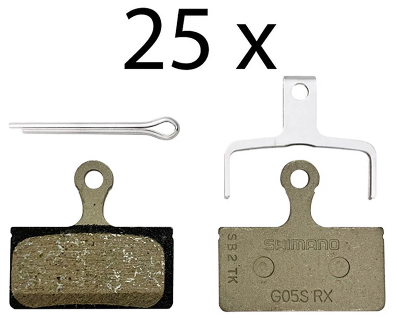 Shimano G05S-RX Resin Disc Beläge (25er Werkstattverpackung)