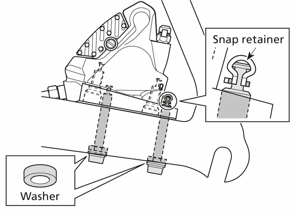 Shimano SM-MA-R160D/D Flat-Mount Adapter FĂŒr HR 160mm Bremsscheibe - Image 3