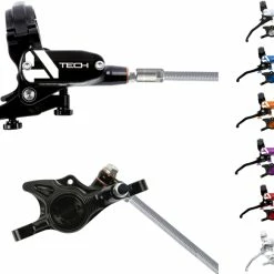 HOPE Tech 4 X2 Stahlflex Scheibenbremse - Hebel Rechts